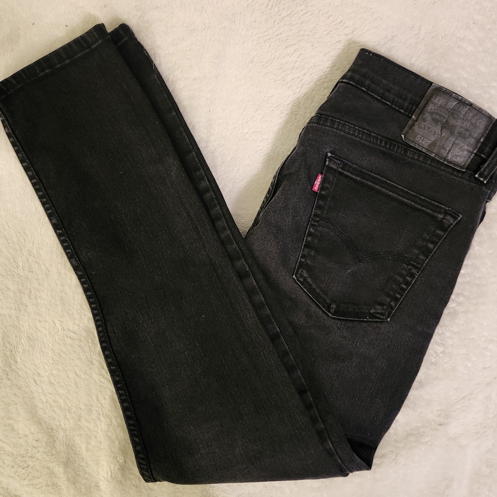 Levi's Men's Dark Gray Slim Jeans 512